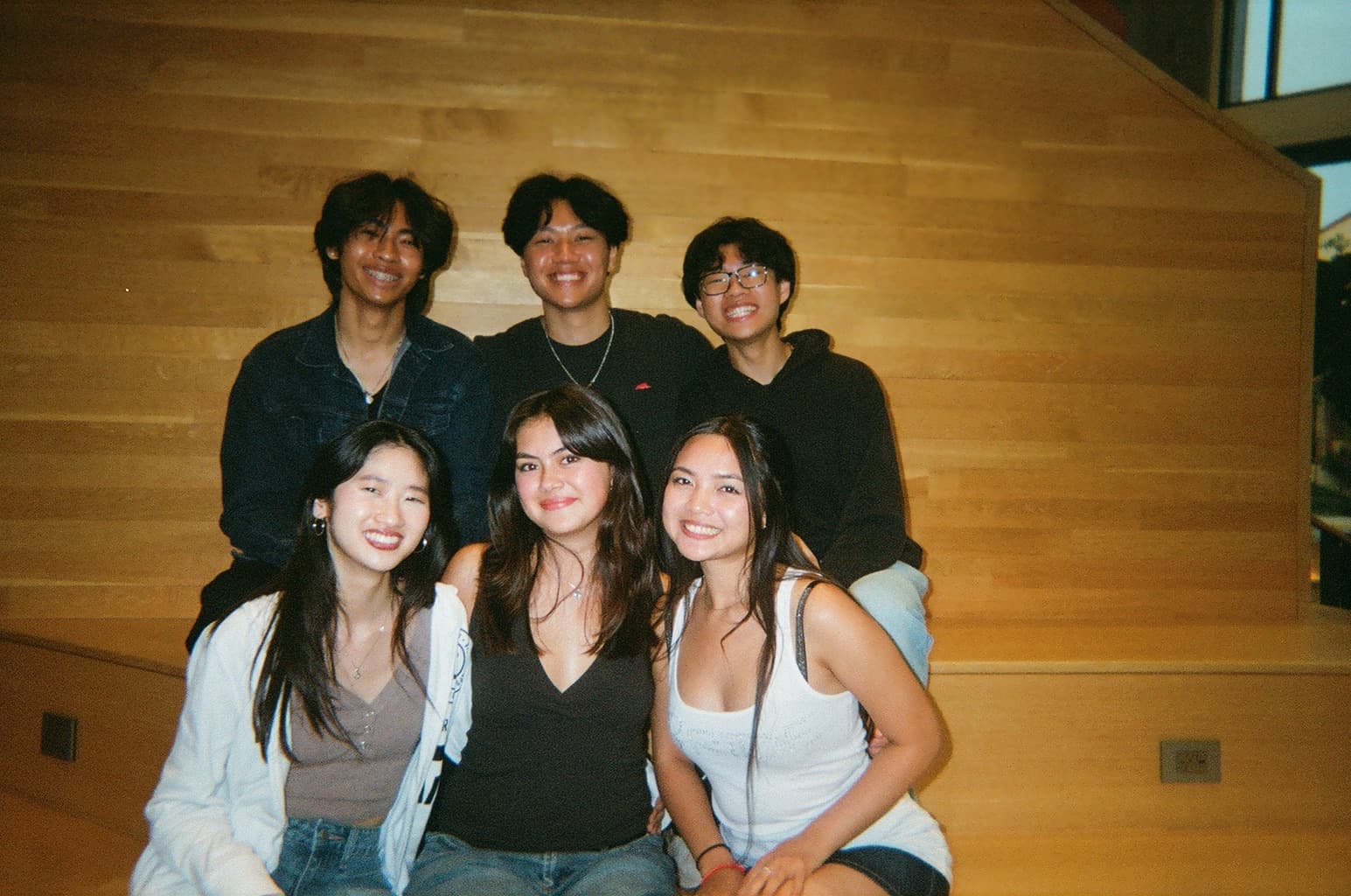 PACT board interns in matching shirts