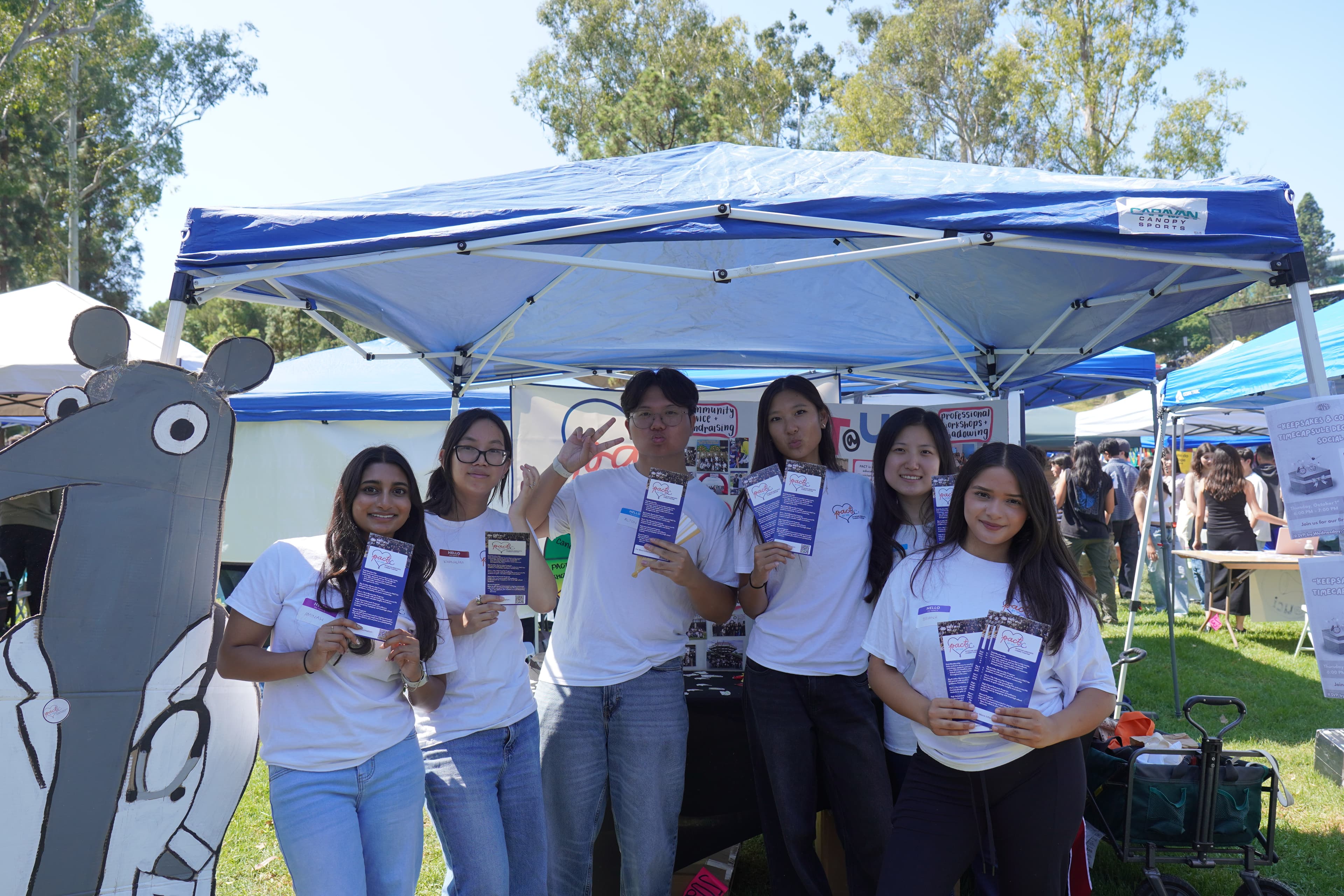 PACT members at the Anteater Involvement Fair
